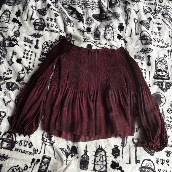 Wilfred Grunge Off the Shoulder Top - Picture 2 of 3